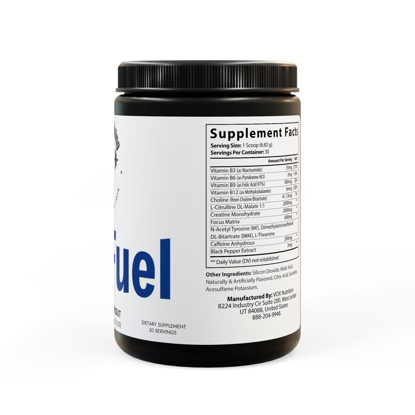 Pre-Workout Supplement, Fruit Punch (204g, 7.1oz)