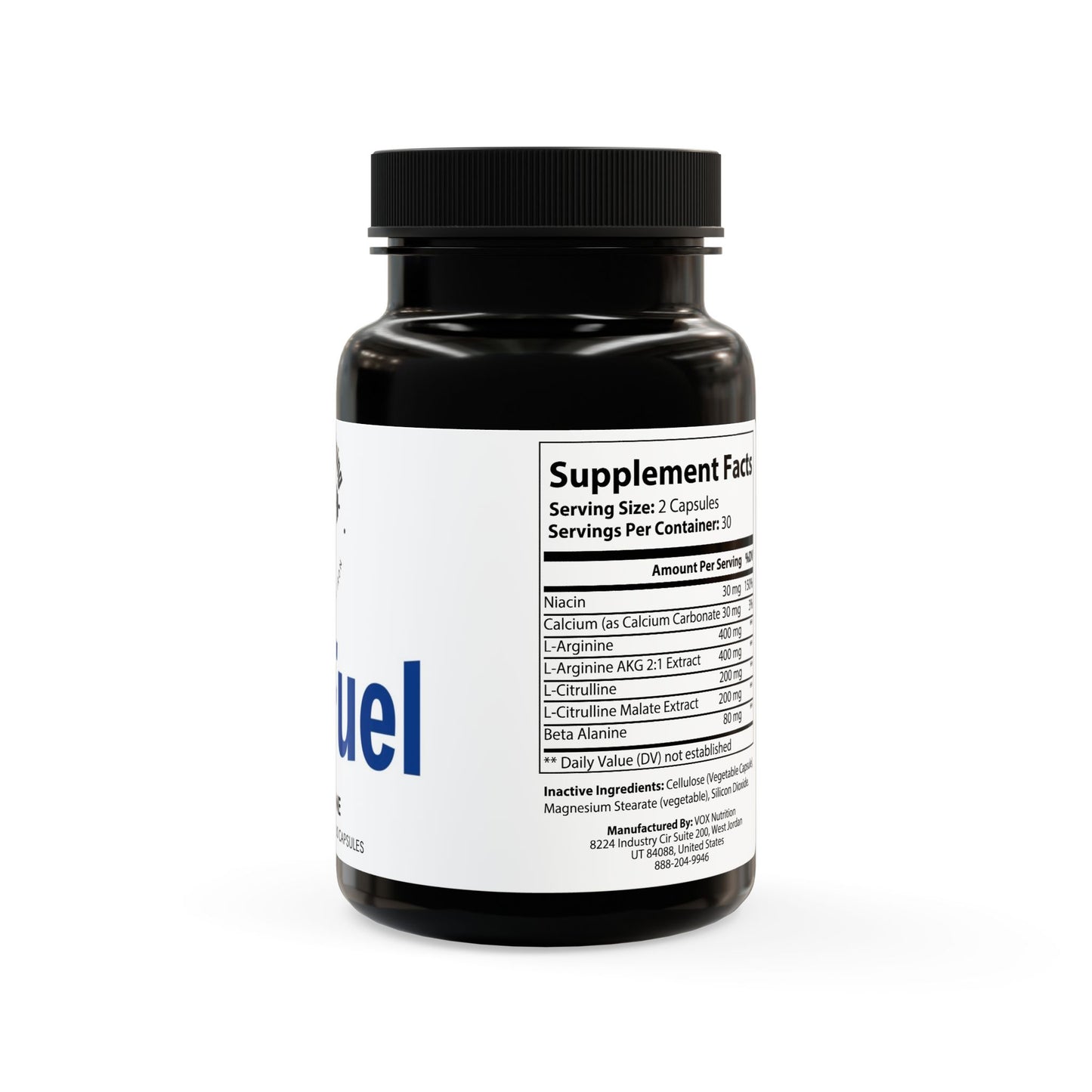 L-Arginine Supplement (60 Capsules)