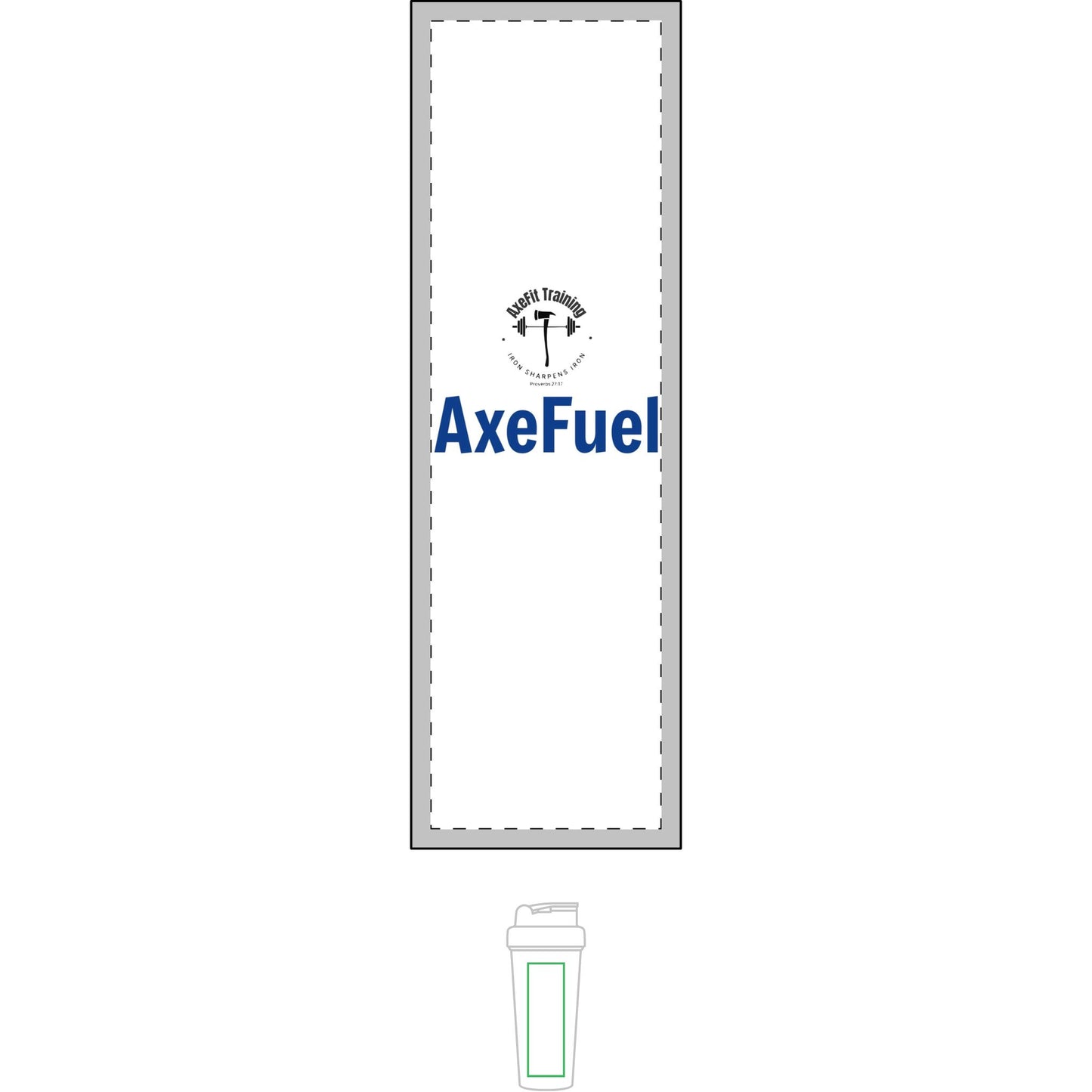 AxeFuel Protein Shaker Bottle