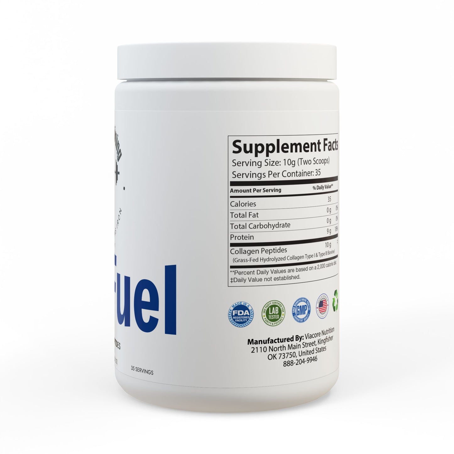 Collagen Peptides Type I & III Supplement (350g, 12.3oz)