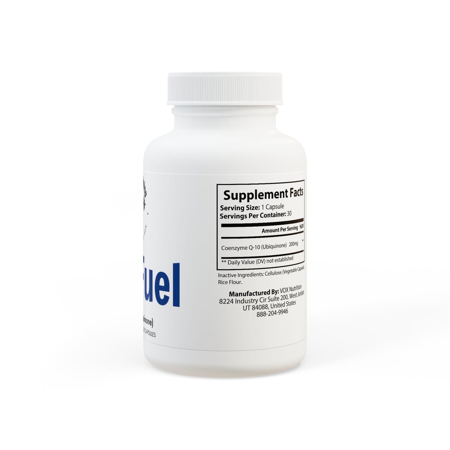 CoQ10 (Ubiquinone) Supplement (30 Capsules)