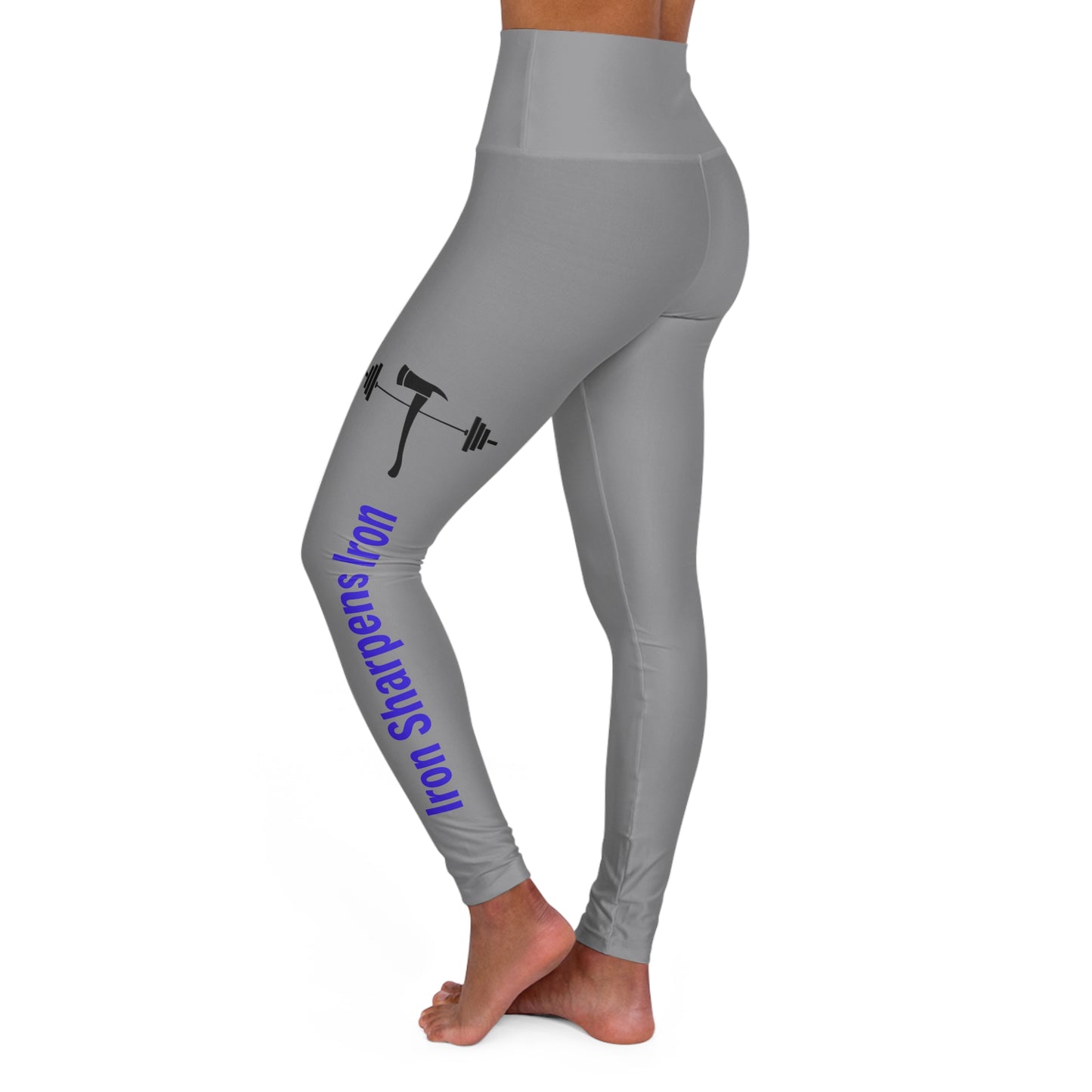 “Iron Sharpens Iron” High Waisted Leggings